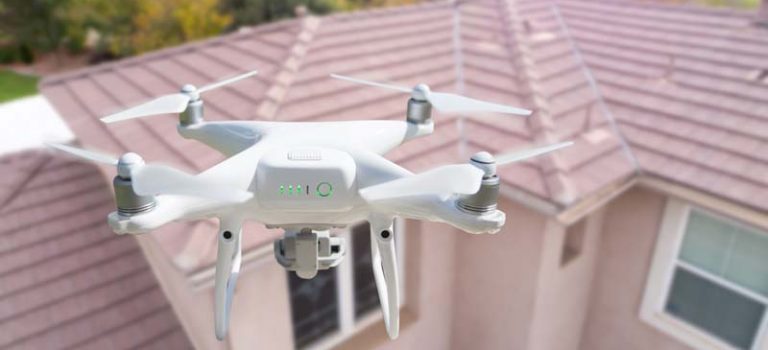 Can a drone be used to inspect a roof?