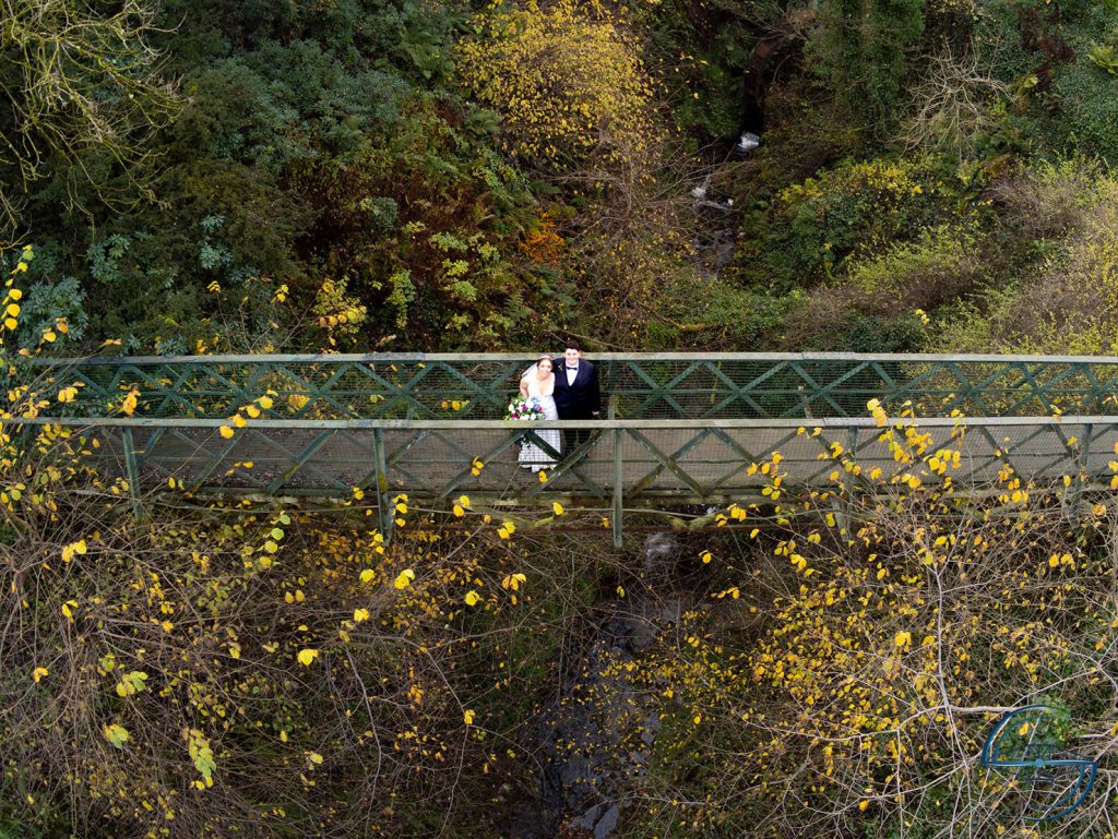 Brides on the bridge